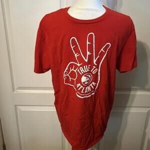 Atlanta Hawks Red Mens Fol Graphic Tee  Chick-Fil-A True To Atlanta